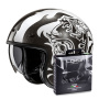 Casque Open Face HJC V31 Flame MC5 + Kit Bluetooth Lokui K10
