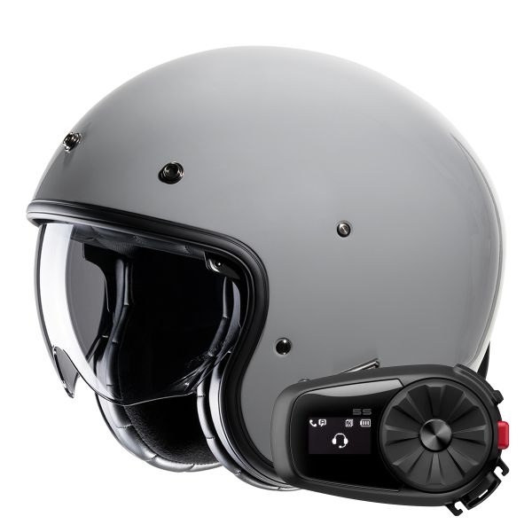 Open Face HJC V31 N. Grey + Kit Bluetooth 5S Solo Open Face HJC V31 N. Grey + Kit Bluetooth 5S Solo