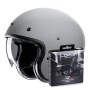 Casque Open Face HJC V31 N. Grey + Kit Bluetooth Lokui K10
