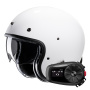 Casque Open Face HJC V31 White + Kit Bluetooth 5S Solo