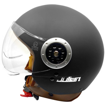 Casque Open Face Everone Julian Matt Black