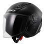 Casque Open Face LS2 Airflow II Solid Black OF616