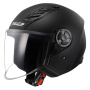 Casque Open Face LS2 Airflow II Solid Matt Black OF616