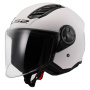Casque Open Face LS2 Airflow II Solid White OF616
