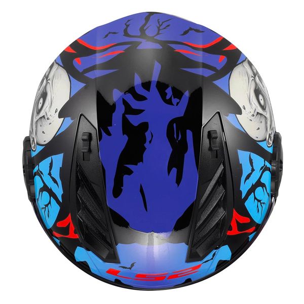 LS2 Airflow II Zombie II BlacK Red Blue OF616