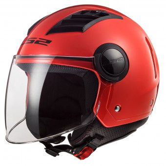 Open Face LS2 Airflow Red OF562