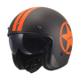 Casque Open Face LS2 Bob II C Star Orange OF601