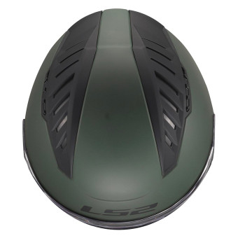 LS2 Copter II Solid Military Green OF600