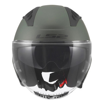 LS2 Copter II Solid Military Green OF600