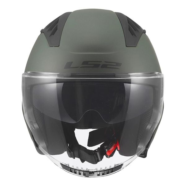 LS2 Copter II Solid Military Green OF600