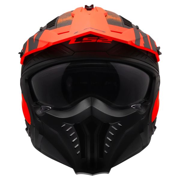 LS2 Drifter Gas Grey Orange OF606