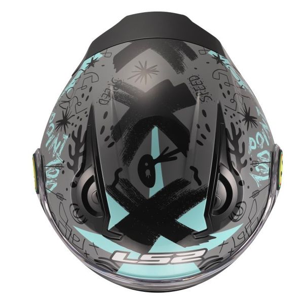 LS2 Funny II Scribble Grey Blue OF622