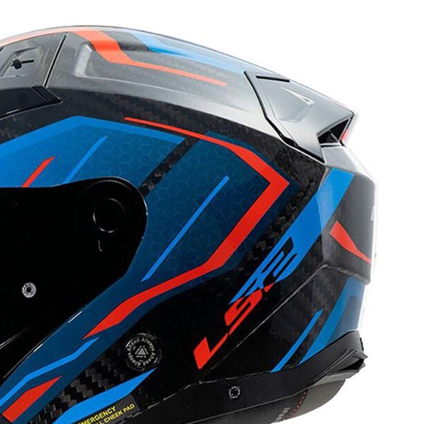 LS2 Infinity II C Urus Blue Red OF603