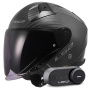 Casque Open Face LS2 Infinity II Matt Carbon OF603 + Kit Bluetooth Lokui K30