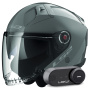Casque Open Face LS2 Infinity II Nardo Grey OF603 + Kit Bluetooth Lokui K30
