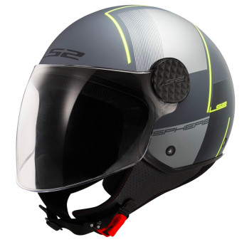 Casque Open Face LS2 Sphere Lux II Firm Matt Black Titanium OF558 Casque Open Face LS2 Sphere Lux II Firm Matt Black Titanium OF558