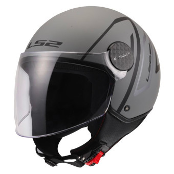 Open Face LS2 Sphere Lux II Minim Black Grey OF558