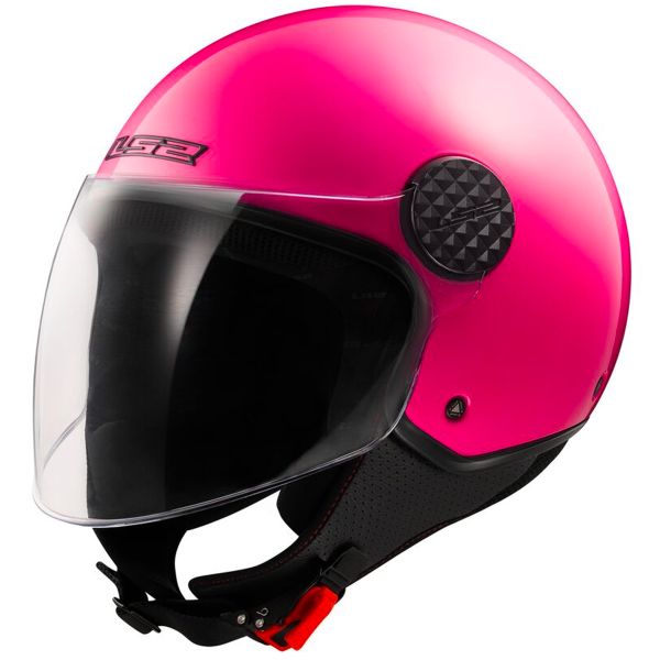 Open Face LS2 Sphere Lux II Solid Fluo Pink OF558 Open Face LS2 Sphere Lux II Solid Fluo Pink OF558