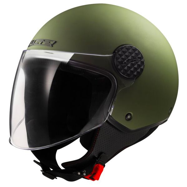 Open Face LS2 Sphere Lux II Solid Matt Military Green OF558