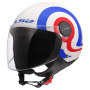 Casque Open Face LS2 Sphere Lux II Urby White Blue Red OF558