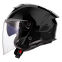 Casque Open Face LS2 Verso II Solid Black OF618