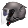 Casque Open Face LS2 Verso II Solid Matt Ttanium OF618