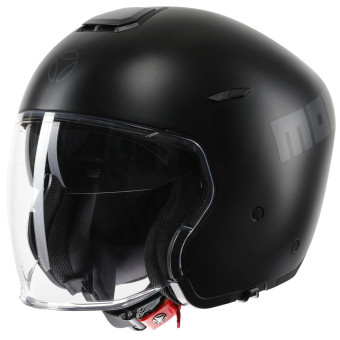 Open Face Momo Design Aero Matt Black Dark Grey