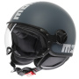 Casque Open Face Momo Design FGTR Classic Candy Matt Ottanio Grey White