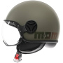 Casque Open Face Momo Design FGTR Classic Flip Matt Green Bronze