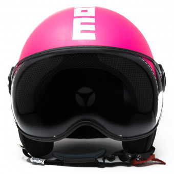 Open Face Momo Design FGTR Classic Fuschia Metal White