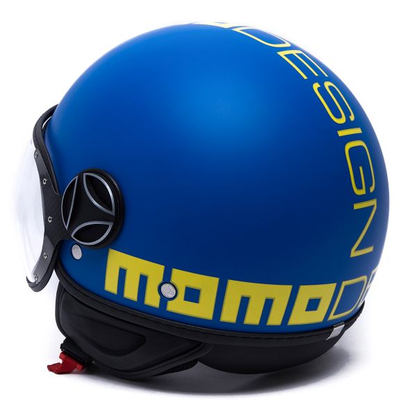 Momo Design FGTR Classic Heritage Blue Alpine Matt Yellow