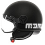 Casque Open Face Momo Design FGTR Classic Matt Black White