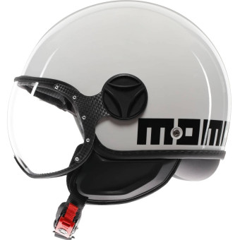 Casque Open Face Momo Design FGTR Classic White Black Casque Open Face Momo Design FGTR Classic White Black