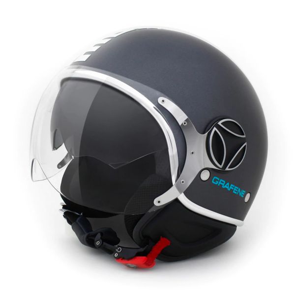 Open Face Momo Design FGTR Evo 3 Graphene Silver