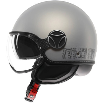 Casque Open Face Momo Design FGTR Evo Hip Matt Grey Cerulean Grey Casque Open Face Momo Design FGTR Evo Hip Matt Grey Cerulean Grey