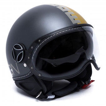 Open Face Momo Design FGTR Evo Joker Asphalt Gold Grey