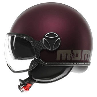 Casque Open Face Momo Design FGTR Evo Matt Amarena Silver Casque Open Face Momo Design FGTR Evo Matt Amarena Silver