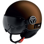 Casque Open Face Momo Design FGTR Evo Matt Espresso Black
