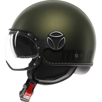 Casque Open Face Momo Design FGTR Evo Matt Green Black Casque Open Face Momo Design FGTR Evo Matt Green Black