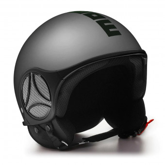 Open Face Momo Design Minimomo S Black Matt Grey
