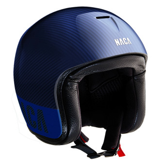Casque Open Face Naca Riviera Blue Carbon Casque Open Face Naca Riviera Blue Carbon
