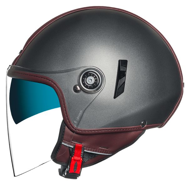 Open Face Nexx SX.60 Brux Titanium Burgundy Mat