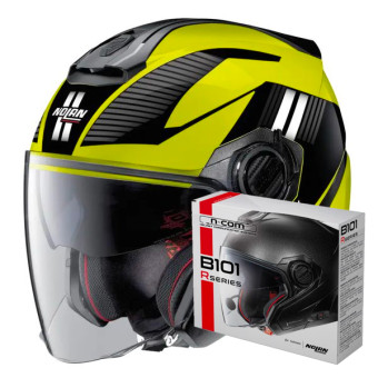 Open Face Nolan N40 5 Crosswalk N-Com 36 + Kit Bluetooth B101R