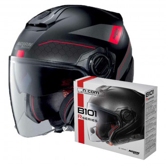 Open Face Nolan N40 5 Pivot N-Com 25 + Kit Bluetooth B101R