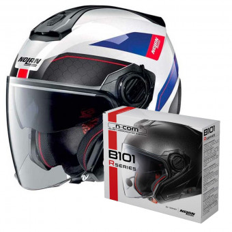 Open Face Nolan N40 5 Pivot N-Com 28 + Kit Bluetooth B101R