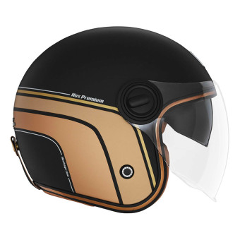 Open Face NOX Heritage Line Matt Black Gold