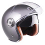 Casque Open Face NOX Heritage Matt Titanium