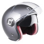 Casque Open Face NOX Heritage Silver
