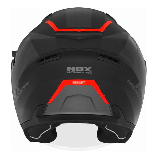NOX N130 Klint Matt Black Orange + Kit Bluetooth 5S Solo
