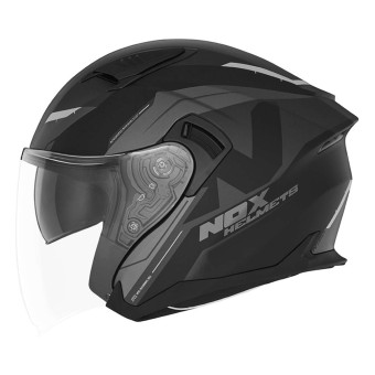 Open Face NOX N130 Klint Matt Black Titanium